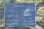 BEUKES David Johannes 1901-1975 & Martha Maria SWART 1912-1988