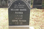 PATRICK William Harris 1903-1975 & Sophie 1904-1977