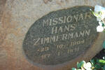 ZIMMERMANN Hans 1904-1971
