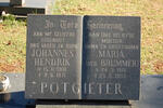 POTGIETER Johannes Hendrik 1910-1971 & Maria BRUMMER 1913-1995