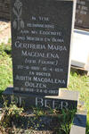 BEER Gertruida Maria Magdalena, de nee FOURIE 1919-1971 :: OOLZEN Judith Magdalena nee DE BEER 1938-1997