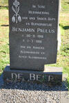 BEER Benjamin Paulus, de 1916-1991