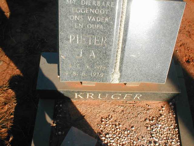 KRUGER Pieter J.A. 1915-1979
