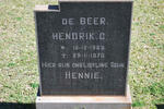 BEER Hendrik C., de 1969-1970