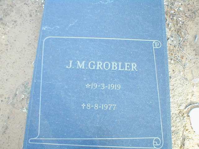 GROBLER J.M. 1919-1977