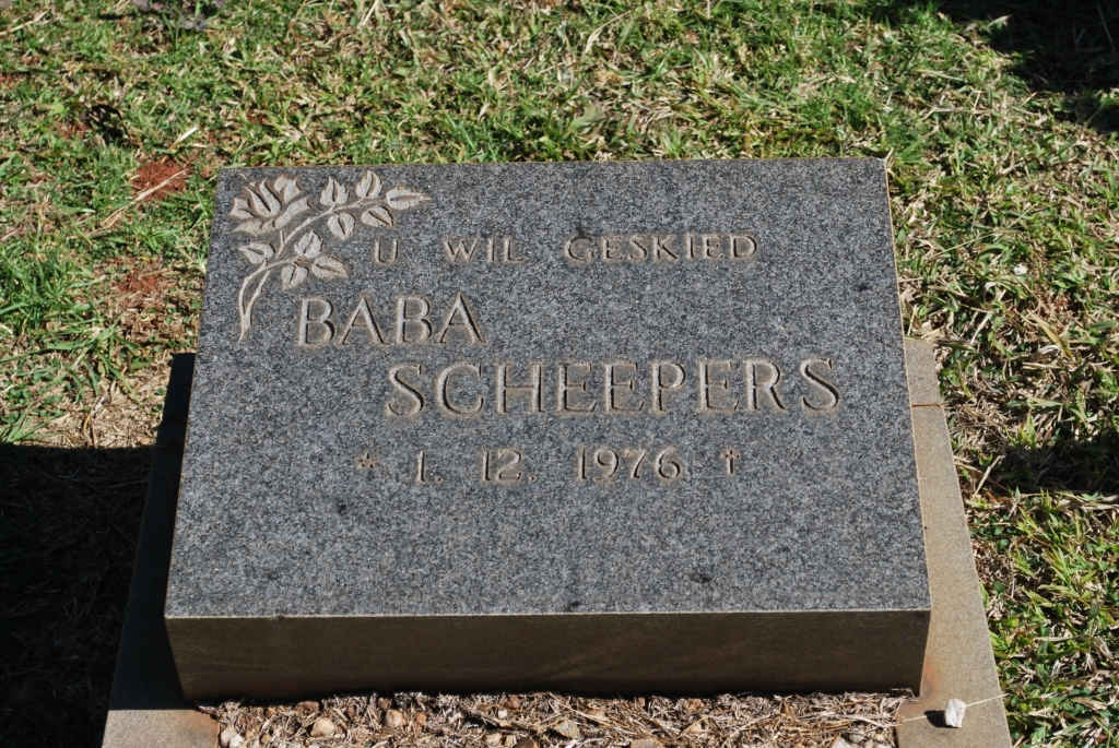 SCHEEPERS Baba 1976-1976