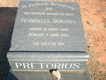 PRETORIUS Petronella Dorothea 1882-1966