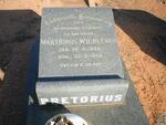PRETORIUS Mathinus Wilhelmus 1884-1959