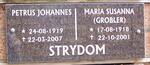 STRYDOM Petrus Johannes 1919-2007 & Maria Susanna GROBLER 1918-2001