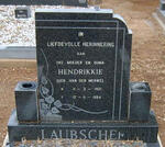 LAUBSCHER Hendrikkie nee VAN DER MERWE 1921-1984