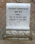 AS George Christiaan, van 1857-1901