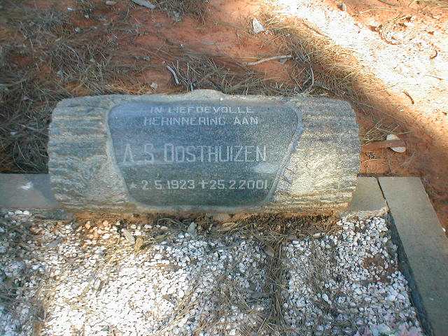 OOSTHUIZEN A.S. 1923-2001