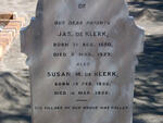 KLERK Jas., de 1850-1927 & Susan M. 1852-1935