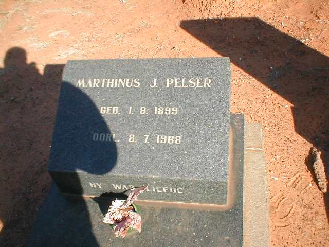 PELSER Marthinus J. 1899-1968