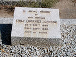 JOHNSON Emily nee HORNE 1888-1962