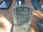 ROETS Martha Sophia nee BUCKLE 1894-1970