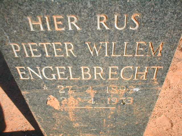 ENGELBRECHT Pieter Willem 1897-1973