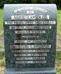 LANSDELL Louis -1948 & Alice -1941