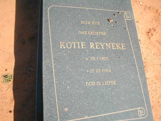 REYNEKE Kotie 1909-1984