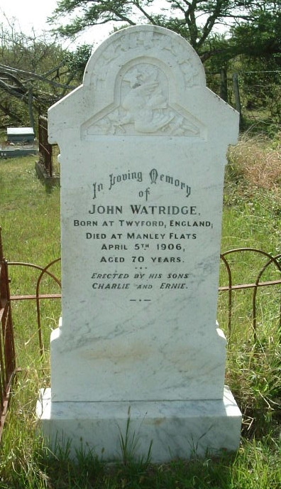 WATRIDGE John -1906