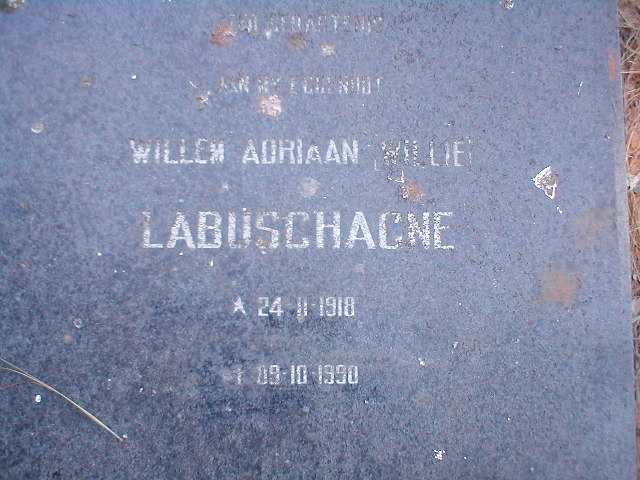 LABUSCHAGNE Willem Adriaan 1918-1990
