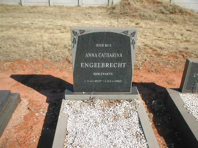 ENGELBRECHT Anna Catharina geb.  ZWARTS 1907-1980