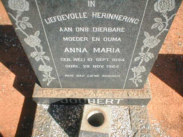 JOUBERT Anna Maria nee NEL 1894-1964