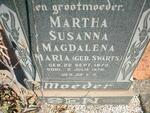 HOLTZHAUZEN Martha Susanna Maria Magdalena nee SWART 1879-1976