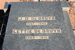 BRUYN J. D., de 1867-1940 :: DE BRUYN Lettie 1900-1919
