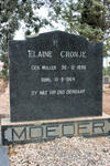 CRONJE Elaine neé MULLER 1896-1964