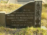 WESTHUIZEN Johannes Christiaan, van der 1881-1972 & Jacoba Johanna BOTHA formerly V.D. WESTHUIZEN nee PRINGLE 1903-1980 