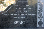 SWART J.M. 1912-1968