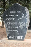 MATTHEE Casper Johannes 1881-1968