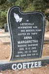 COETZEE Anna Margaretha neé SAAYMAN 1905-1983