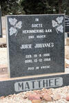 MATTHEE Jurie Johannes 1886-1968
