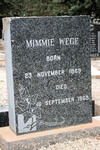 WEGE Mimmie 1869-1968