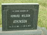 ATKINSON Howard Wilson 1901-1977