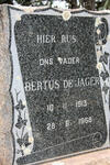JAGER Bertus, de 1913-1968