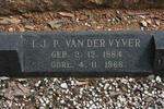 VYVER I.J.P., van der 1884-1966