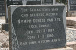 ZYL Nymph Denese, van neé CRONJE 1887-1965