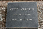 VERSTER Kitty 1906-2004