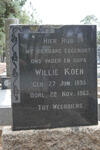 KOEN Willie 1895-1963