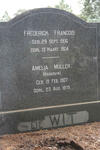 WIT Frederick Francois, de 1906-1964 & Amelia Muller ROSSOUW 1907-1975