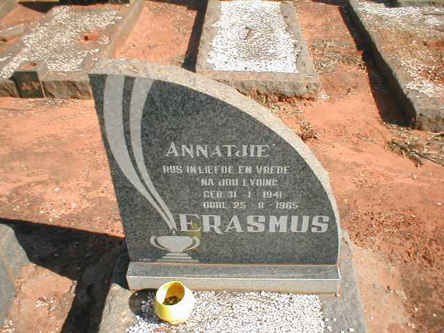ERASMUS Annatjie 1941-1965