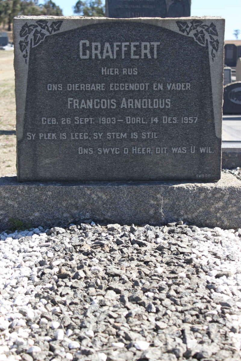 CRAFFERT Francois Arnoldus 1903-1957