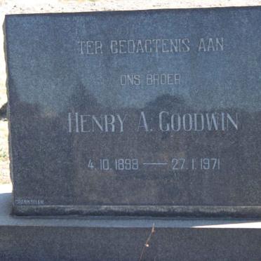 GOODWIN Henry A. 1898-1971