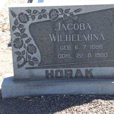HORAK Jacoba Wilhelmina 1886-1980