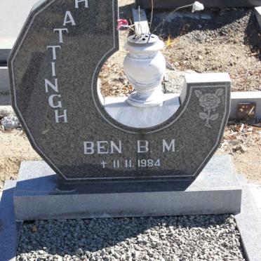 HATTINGH Ben B.M. -1984