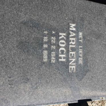 KOCH Marlene 1942-1989