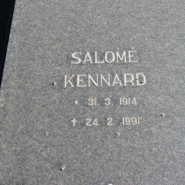 KENNARD Salome 1914-1991